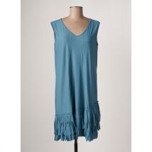 ARELINE - Robe mi-longue bleu en nylon - Femme - Taille 40 - Modz