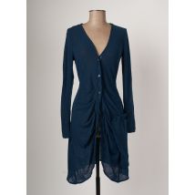 ARELINE - Gilet manches longues bleu en polyester - Femme - Taille 36 - Modz