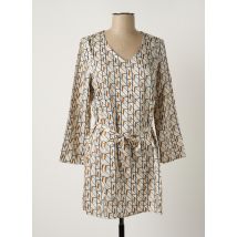 ARELINE - Robe courte beige en polyester - Femme - Taille 40 - Modz