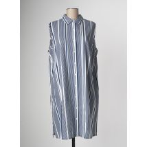 EGATEX - Robe mi-longue bleu en viscose - Femme - Taille 42 - Modz