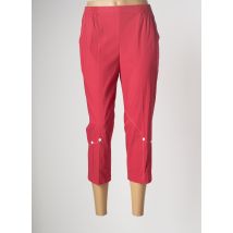 GEVANA - Pantacourt rouge en coton - Femme - Taille 38 - Modz