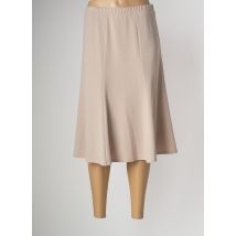 GEVANA - Jupe mi-longue beige en polyester pour femme - Taille 46 - Modz