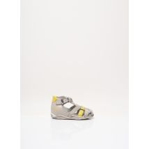 LITTLE MARY - Sandales/Nu pieds gris en cuir - Garçon - Taille 21 - Modz