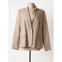 JULIE GUERLANDE - Blazer beige en polyester - Femme - Taille 44 - Modz