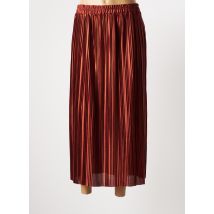 C'EST BEAU LA VIE - Jupe longue marron en polyester - Femme - Taille 40 - Modz