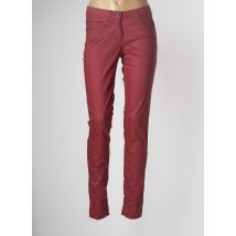 SANDWICH - Pantalon slim rouge en coton - Femme - Taille 36 - Modz