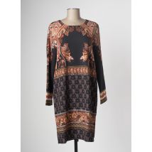 MULTIPLES - Robe mi-longue noir en polyester - Femme - Taille 36 - Modz