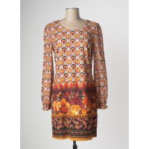MULTIPLES - Robe courte orange en polyester - Femme - Taille 36 - Modz
