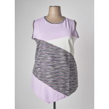 MULTIPLES - Top violet en polyester pour femme - Taille 48 - Modz