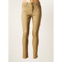 MUTIPLES - Pantalon slim beige en coton - Femme - Taille 36 - Modz