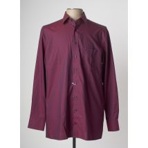MARVELIS - Chemise manches longues rouge en coton - Homme - Taille L - Modz