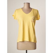 ROSE GARDEN - T-shirt jaune en viscose pour femme - Taille 36 - Modz