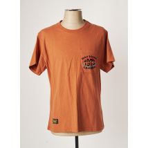 DAYTONA - T-shirt marron en coton pour homme - Taille M - Modz
