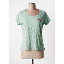 ROSE GARDEN - T-shirt vert en coton - Femme - Taille 38 - Modz