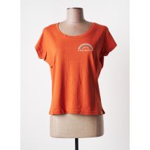 ROSE GARDEN - T-shirt orange en coton - Femme - Taille 38 - Modz