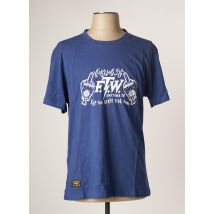 DAYTONA - T-shirt bleu en coton pour homme - Taille M - Modz