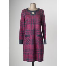 DIVAS - Robe mi-longue bleu en coton - Femme - Taille 38 - Modz