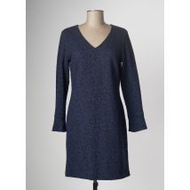 DIVAS - Robe mi-longue bleu en acrylique - Femme - Taille 38 - Modz