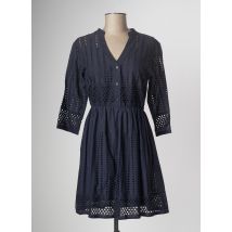 ICONIQUE - Robe courte bleu en coton - Femme - Taille 36 - Modz