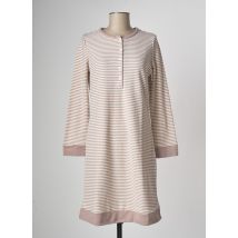 JULIE - Robe mi-longue beige en polyester - Femme - Taille 36 - Modz