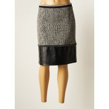 DIVAS - Jupe mi-longue gris en polyester - Femme - Taille 40 - Modz