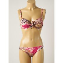 ROSA FAIA - Maillot de bain 2 pièces rose en polyamide - Femme - Taille TU - Modz