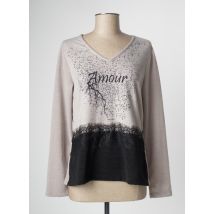 MALOKA - Pull gris en polyester - Homme - Taille L - Modz