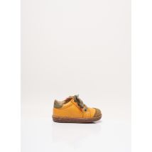 ASTER - Baskets orange en cuir - Garçon - Taille 18 - Modz