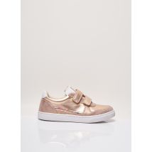 10 IS - Baskets rose en cuir - Fille - Taille 30 - Modz