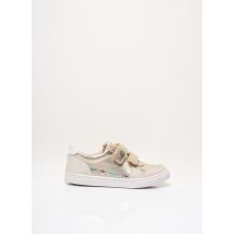 10 IS - Baskets beige en cuir - Fille - Taille 30 - Modz