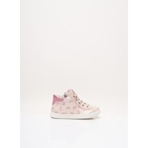 FR - Baskets rose en cuir - Fille - Taille 22 - Modz