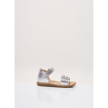 SHOO POM - Sandales/Nu pieds gris en cuir pour fille - Taille 22 - Modz