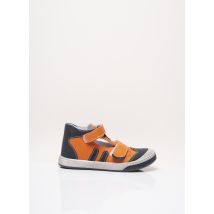 BELLAMY - Sandales/Nu pieds orange en cuir - Garçon - Taille 29 - Modz