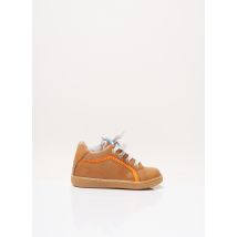 FR - Baskets marron en cuir - Garçon - Taille 19 - Modz