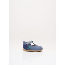 KICKERS - Sandales/Nu pieds bleu en cuir pour garçon - Taille 19 - Modz