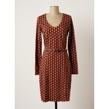 4FUNKY FLAVOURS - Robe mi-longue marron en viscose - Femme - Taille 38 - Modz