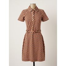 4FUNKY FLAVOURS - Robe mi-longue marron en coton - Femme - Taille 34 - Modz