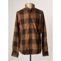 RECYCLED ART WORLD - Chemise manches longues marron en polyester - Homme - Taille M - Modz