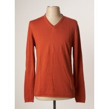 RECYCLED ART WORLD - Pull orange en coton - Homme - Taille S - Modz