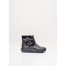 BOPY - Bottines/Boots gris en cuir pour fille - Taille 24 - Modz