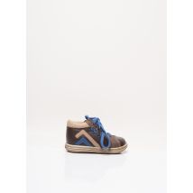 BOPY - Bottillons marron en cuir - Garçon - Taille 18 - Modz