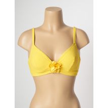 SIMONE PERELE - Haut de maillot de bain jaune en polyester pour femme - Taille 105D - Modz