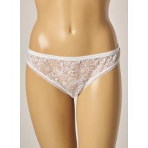 LOU - Tanga blanc en polyamide pour femme - Taille 44 - Modz