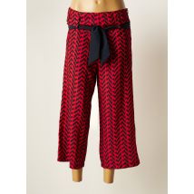 MEXX - Pantalon 7/8 rouge en polyester - Femme - Taille 40 - Modz