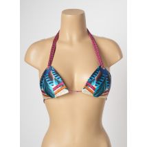 LUA MORENA - Haut de maillot de bain bleu en polyamide - Femme - Taille 38 - Modz