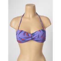 SALINAS - Haut de maillot de bain violet en polyamide - Femme - Taille 36 - Modz
