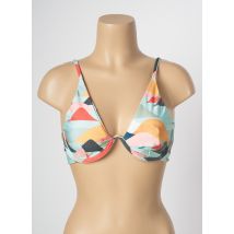LA PLAYA - Haut de maillot de bain vert en polyester - Femme - Taille 40 - Modz