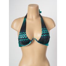 LUA MORENA - Haut de maillot de bain bleu en polyamide - Femme - Taille 36 - Modz