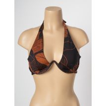 LUA MORENA - Haut de maillot de bain marron en polyamide pour femme - Taille 40 - Modz