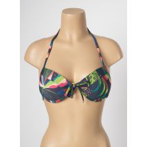 LA PLAYA - Haut de maillot de bain vert en polyamide - Femme - Taille 40 - Modz